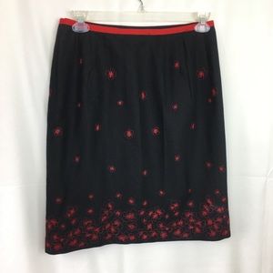 Alfani Skirt Black and Red